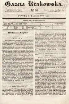 Gazeta Krakowska. 1848, nr 80