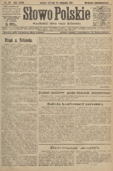 Słowo Polskie. 1921, nr 37