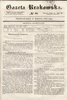Gazeta Krakowska. 1848, nr 88