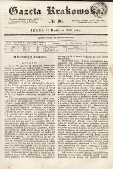 Gazeta Krakowska. 1848, nr 90