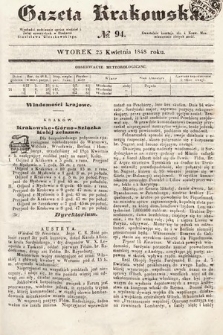 Gazeta Krakowska. 1848, nr 94