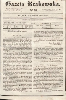 Gazeta Krakowska. 1848, nr 96