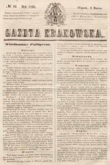 Gazeta Krakowska. 1849, nr 52