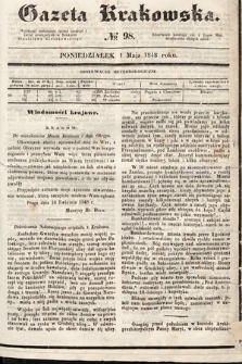 Gazeta Krakowska. 1848, nr 98