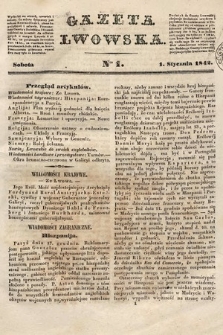 Gazeta Lwowska. 1842, nr 1