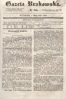 Gazeta Krakowska. 1848, nr 104