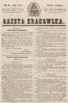 Gazeta Krakowska. 1849, nr 63