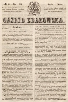 Gazeta Krakowska. 1849, nr 64