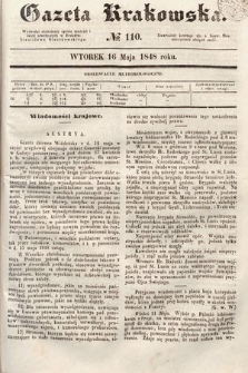 Gazeta Krakowska. 1848, nr 110