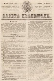 Gazeta Krakowska. 1849, nr 68