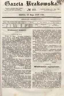 Gazeta Krakowska. 1848, nr 111