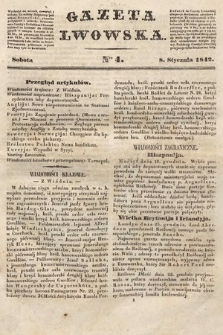Gazeta Lwowska. 1842, nr 4