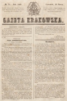 Gazeta Krakowska. 1849, nr 70