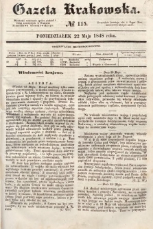 Gazeta Krakowska. 1848, nr 115