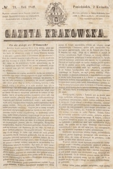 Gazeta Krakowska. 1849, nr 73