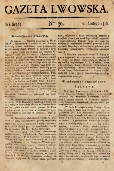 Gazeta Lwowska. 1816, nr 30