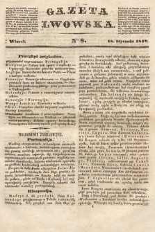 Gazeta Lwowska. 1842, nr 8