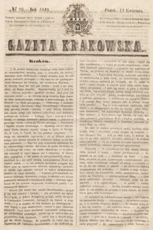 Gazeta Krakowska. 1849, nr 82