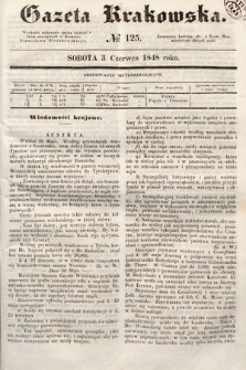 Gazeta Krakowska. 1848, nr 125