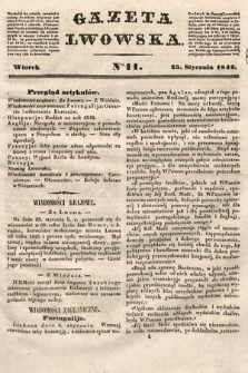 Gazeta Lwowska. 1842, nr 11