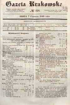 Gazeta Krakowska. 1848, nr 128