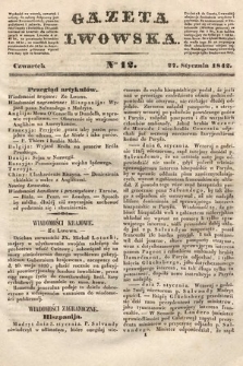 Gazeta Lwowska. 1842, nr 12