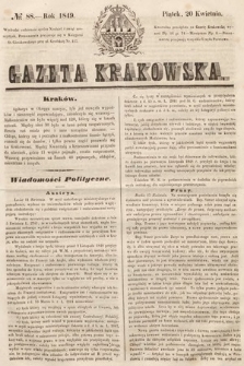 Gazeta Krakowska. 1849, nr 88