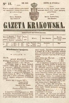 Gazeta Krakowska. 1842, nr 11