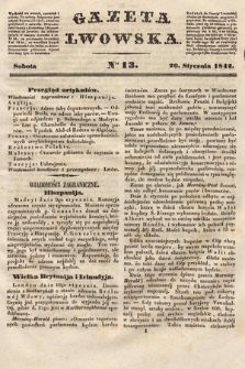 Gazeta Lwowska. 1842, nr 13