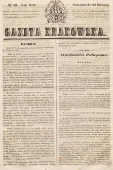 Gazeta Krakowska. 1849, nr 90