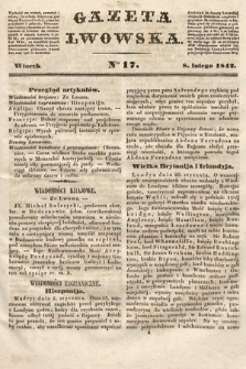 Gazeta Lwowska. 1842, nr 17