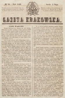 Gazeta Krakowska. 1849, nr 98