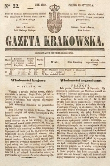 Gazeta Krakowska. 1842, nr 22