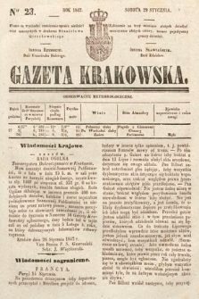 Gazeta Krakowska. 1842, nr 23
