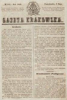 Gazeta Krakowska. 1849, nr 102