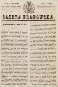 Gazeta Krakowska. 1849, nr 103