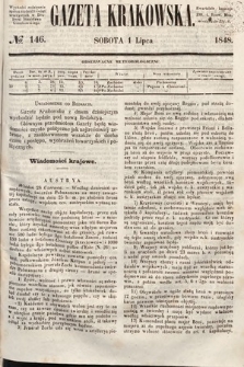 Gazeta Krakowska. 1848, nr 146