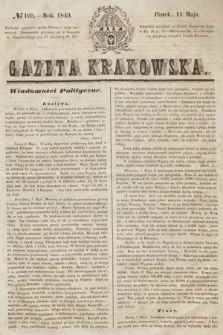 Gazeta Krakowska. 1849, nr 105
