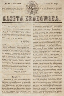 Gazeta Krakowska. 1849, nr 106