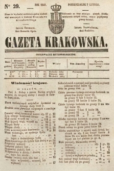 Gazeta Krakowska. 1842, nr 29