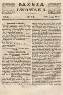 Gazeta Lwowska. 1842, nr 22