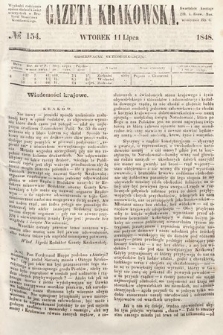 Gazeta Krakowska. 1848, nr 154