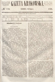 Gazeta Krakowska. 1848, nr 155
