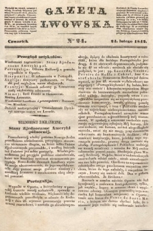 Gazeta Lwowska. 1842, nr 24