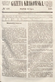 Gazeta Krakowska. 1848, nr 157
