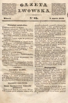 Gazeta Lwowska. 1842, nr 26