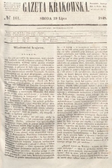 Gazeta Krakowska. 1848, nr 161
