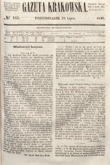 Gazeta Krakowska. 1848, nr 165