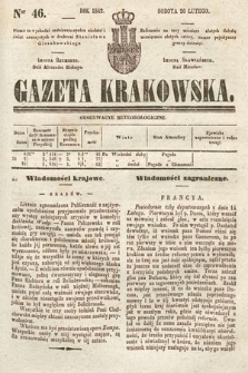 Gazeta Krakowska. 1842, nr 46