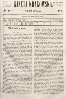 Gazeta Krakowska. 1848, nr 167